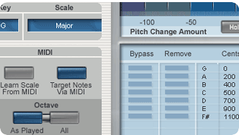 Step 1 – Set Auto-tune's Input and Scale